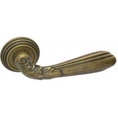 Fiore v207 aged bronze Ручка дверная, состаренная бронза 